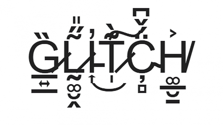 Lavet en kontrakt fusion Sæson Glitch Text Generator - Glitch Art